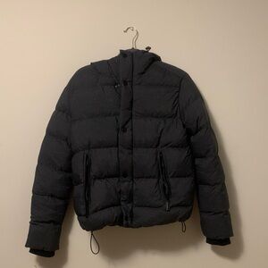 H&M Dark Gray Puffer Jacket for Men